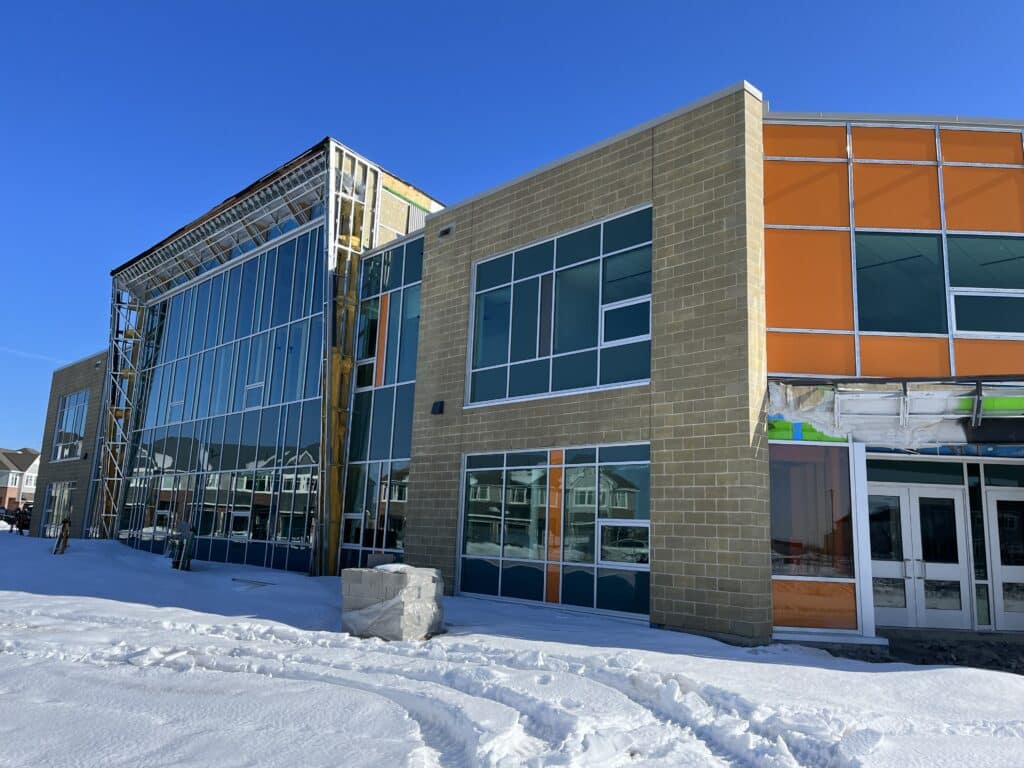 Extérieur de l'école