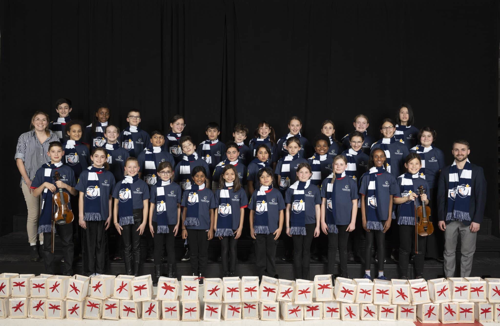 La chorale de l'école Grande Ourse