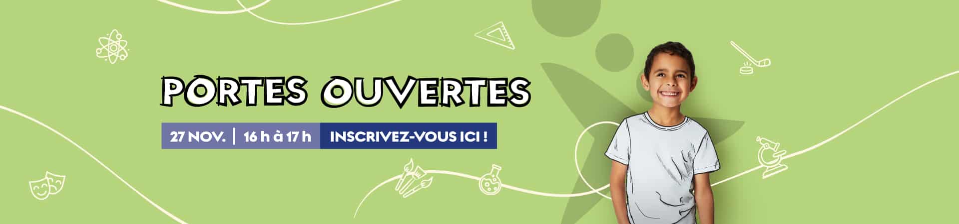 Portes ouvertes, Découvrez école francophone