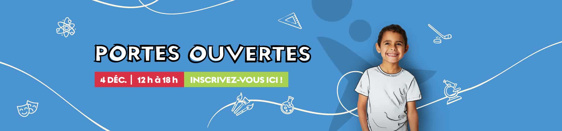 Portes ouvertes, Découvrez école francophone